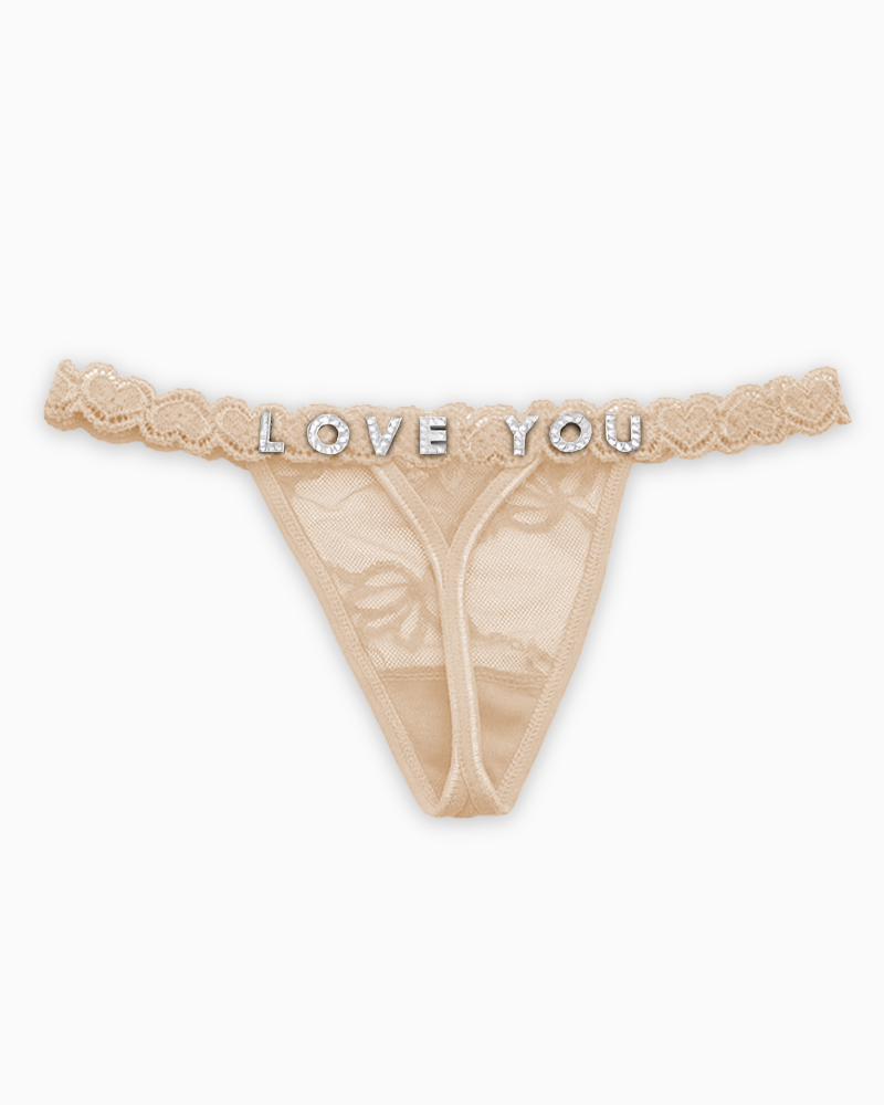 Tanga de Encaje Personalizable