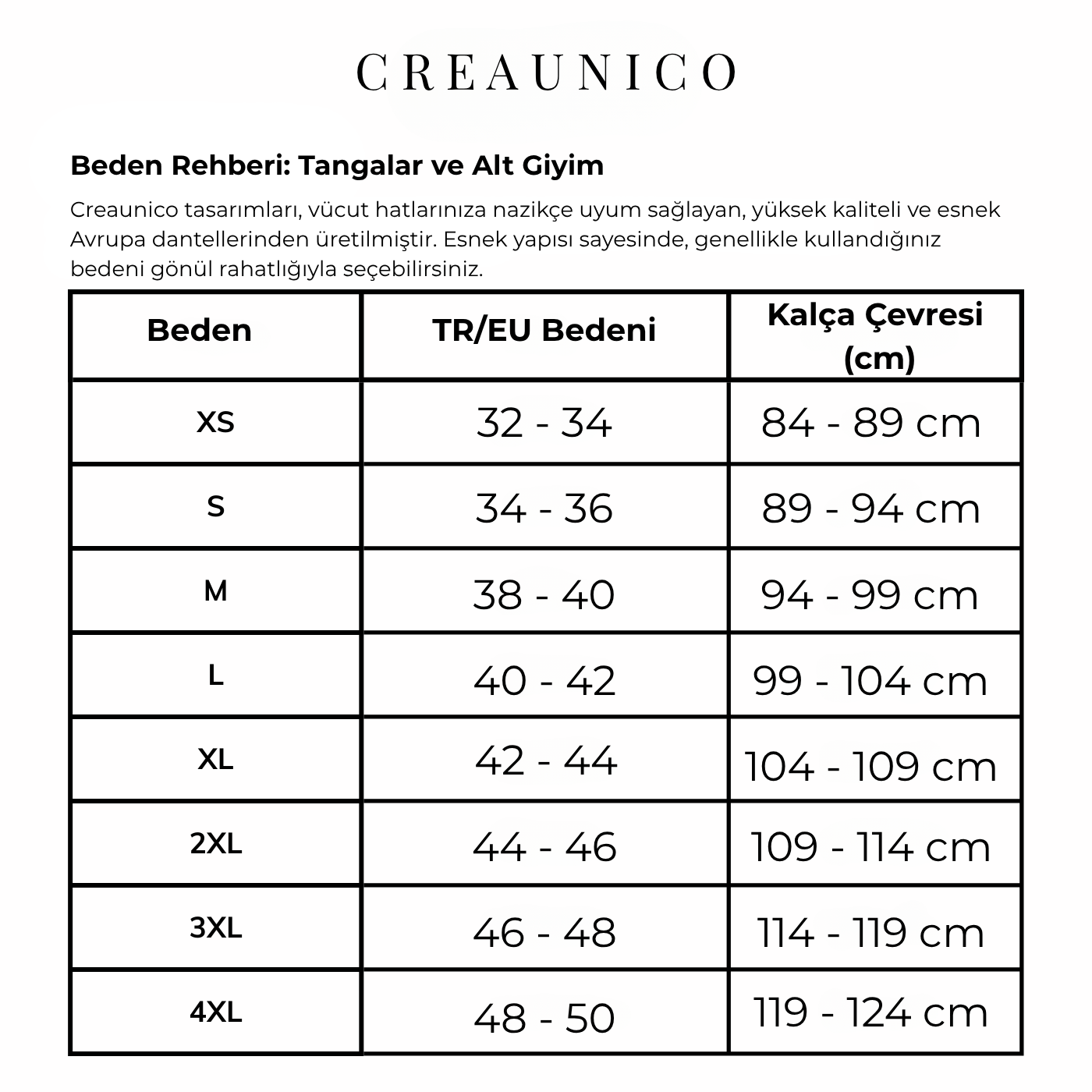 Creaunico Signature | Kişiselleştirilebilir Tanga