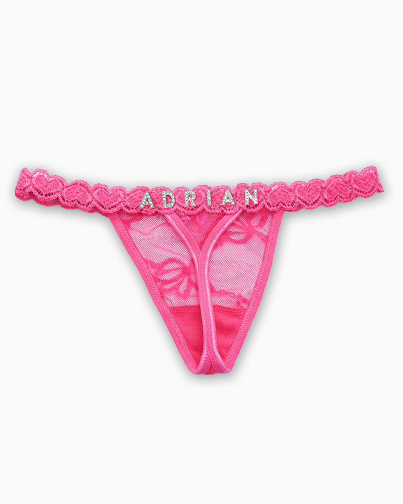 Tanga de Encaje Personalizable