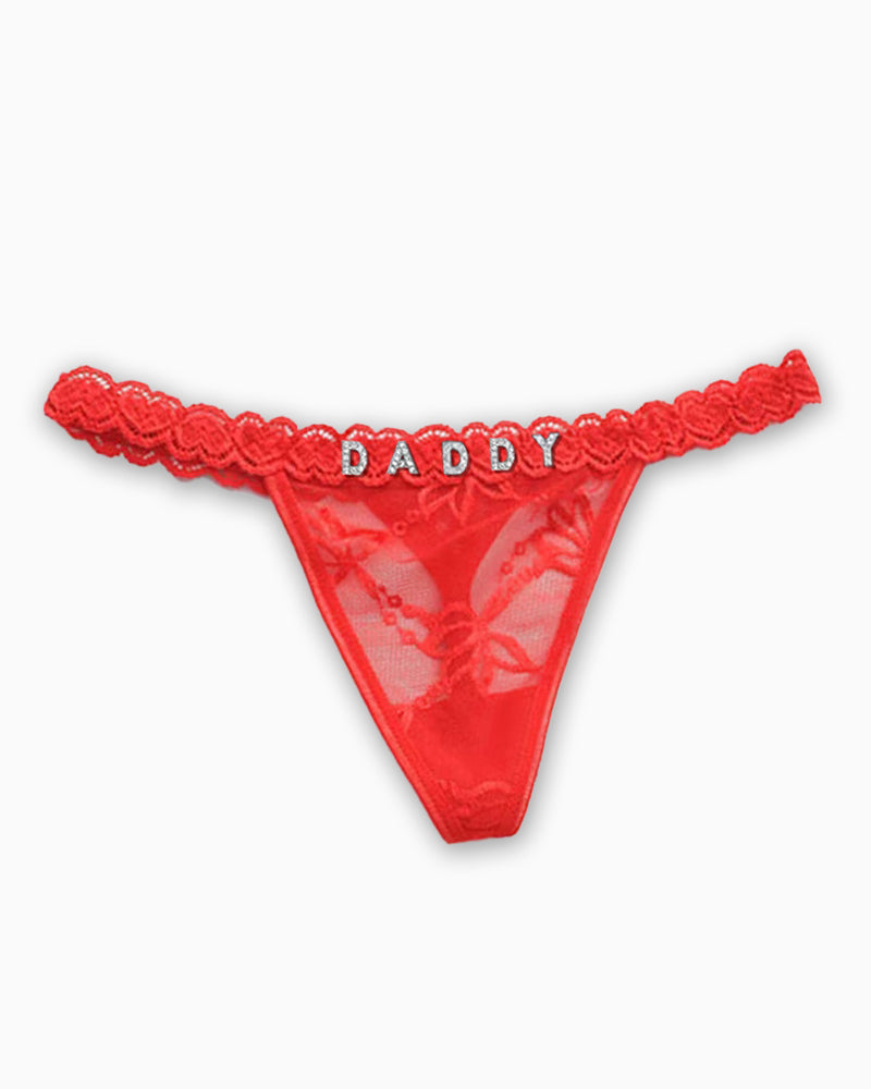 Tanga de Encaje Personalizable