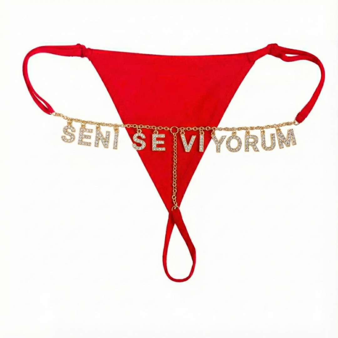 Signature Chain Tanga (Kişiselleştirilebilir)