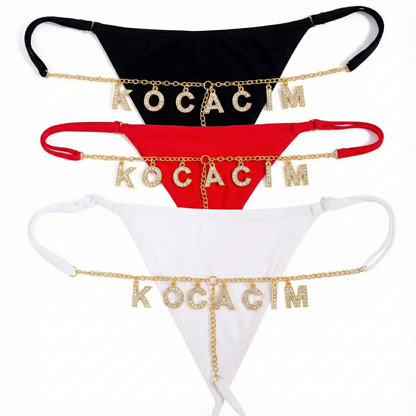 Signature Chain Tanga (Kişiselleştirilebilir)